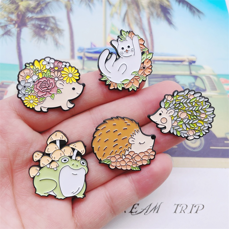 Creative Plants Flowers Animal - Flower Frog Pin reseña y precio