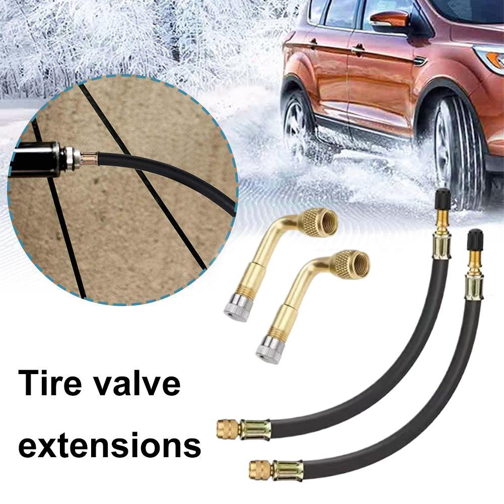 Tire Inflator Hose Extension T - Stem Extender Tube reseña y precio