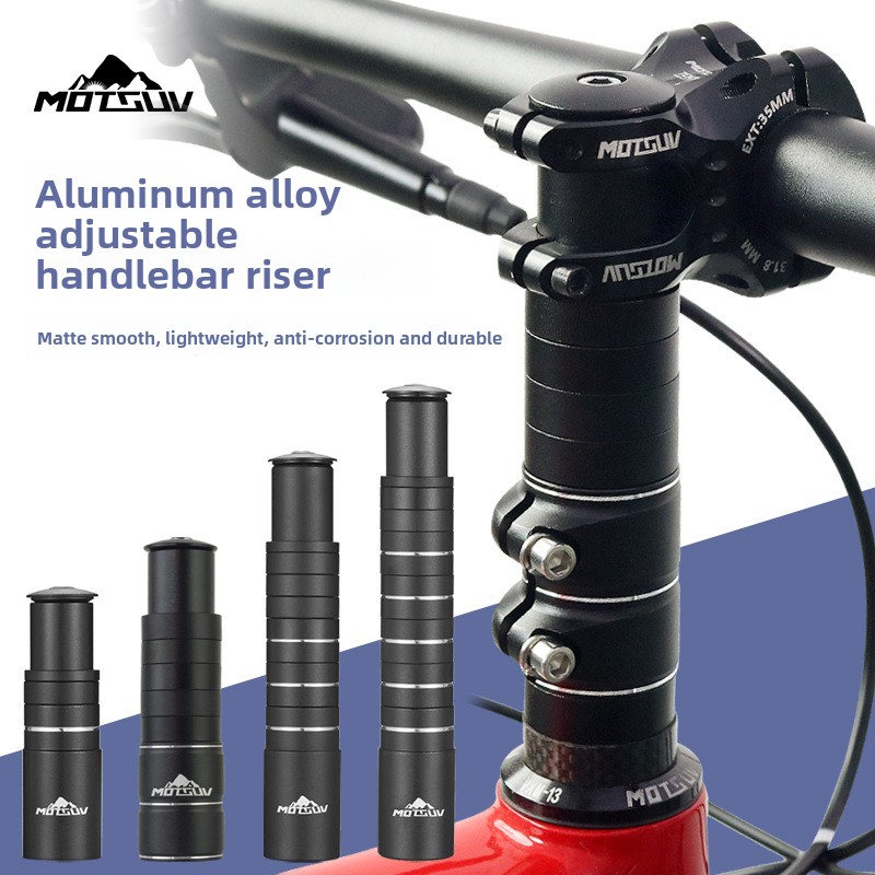 Aluminum alloy handlebar heigh - Stem Extender Tube reseña y precio