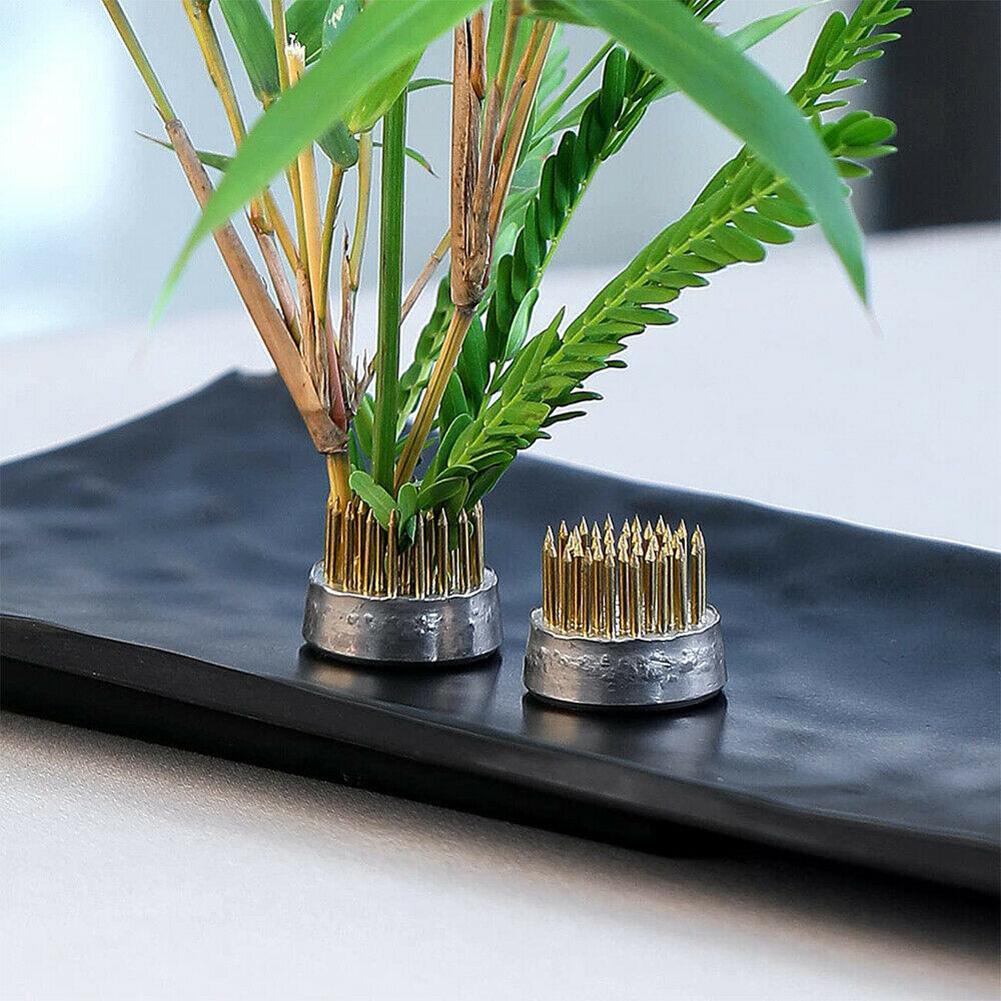 Round Ikebana Flower Frog With - Flower Frog Pin reseña y precio