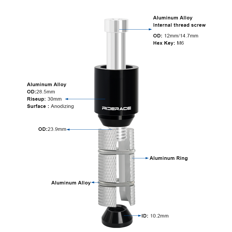 Bicycle Handlebar Stem Height  - Stem Extender Tube reseña y precio