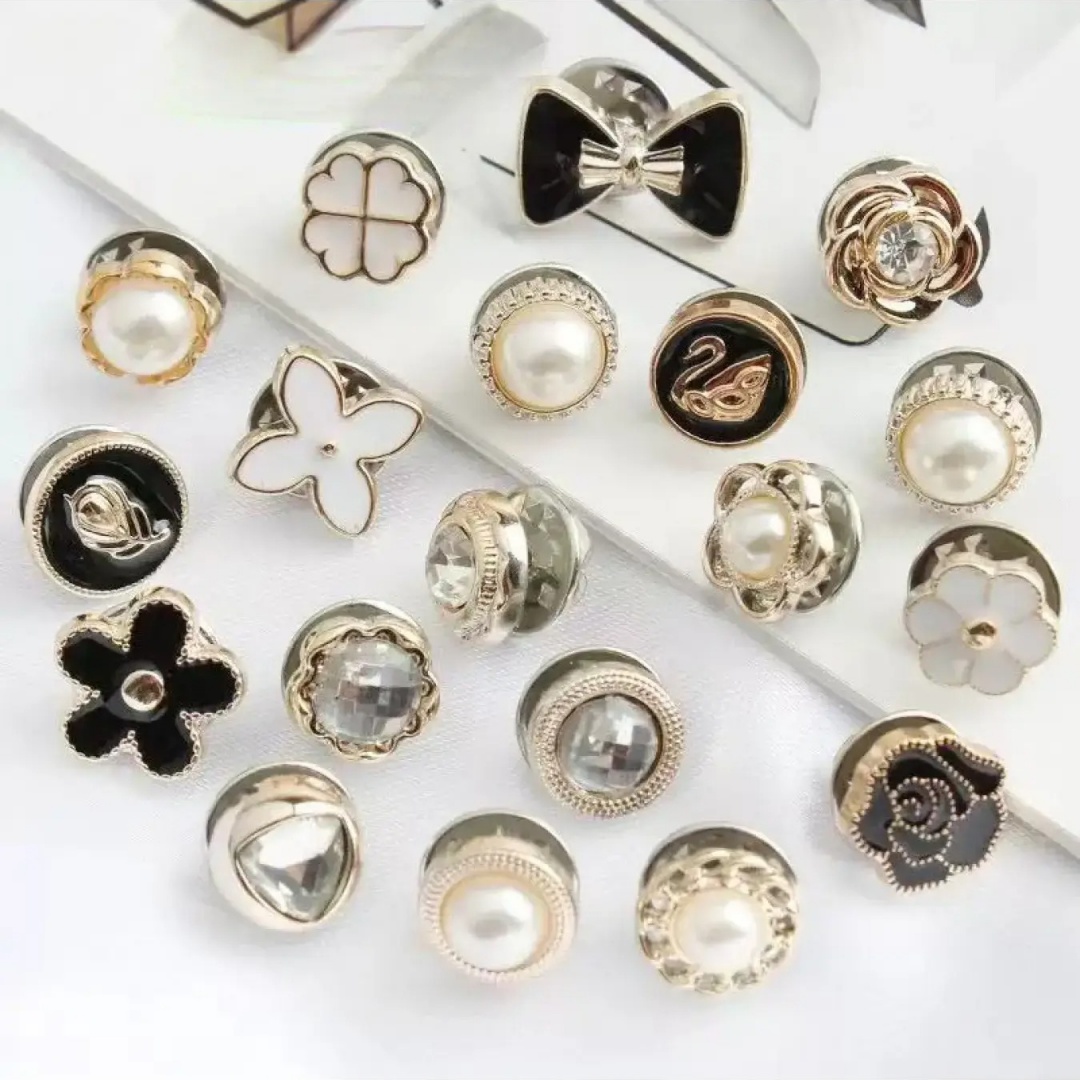 10 Counts Brooch Buttons for W - Flower Frog Pin reseña y precio