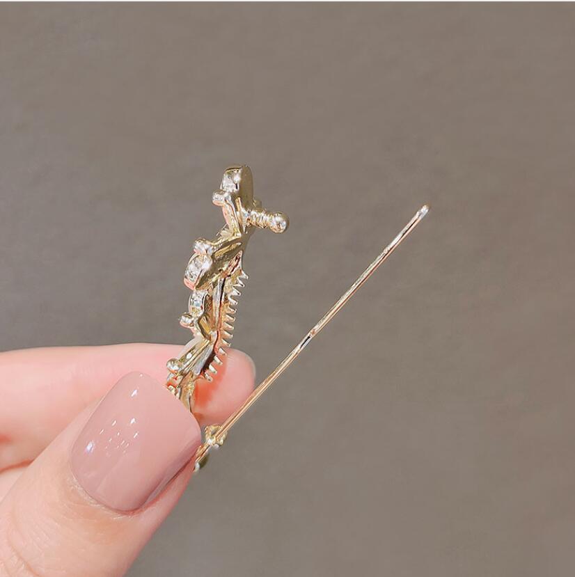 Pearl Hairpins Frog Buckle Hai - Flower Frog Pin reseña y precio