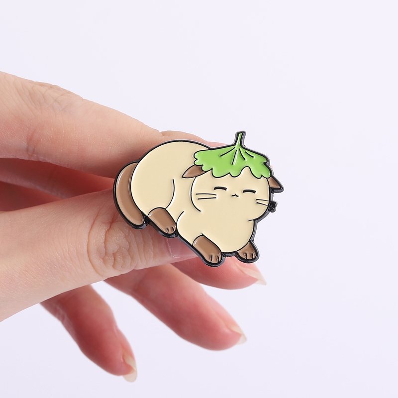 Flowers Leaf Hat Enamel Pins C - Flower Frog Pin reseña y precio