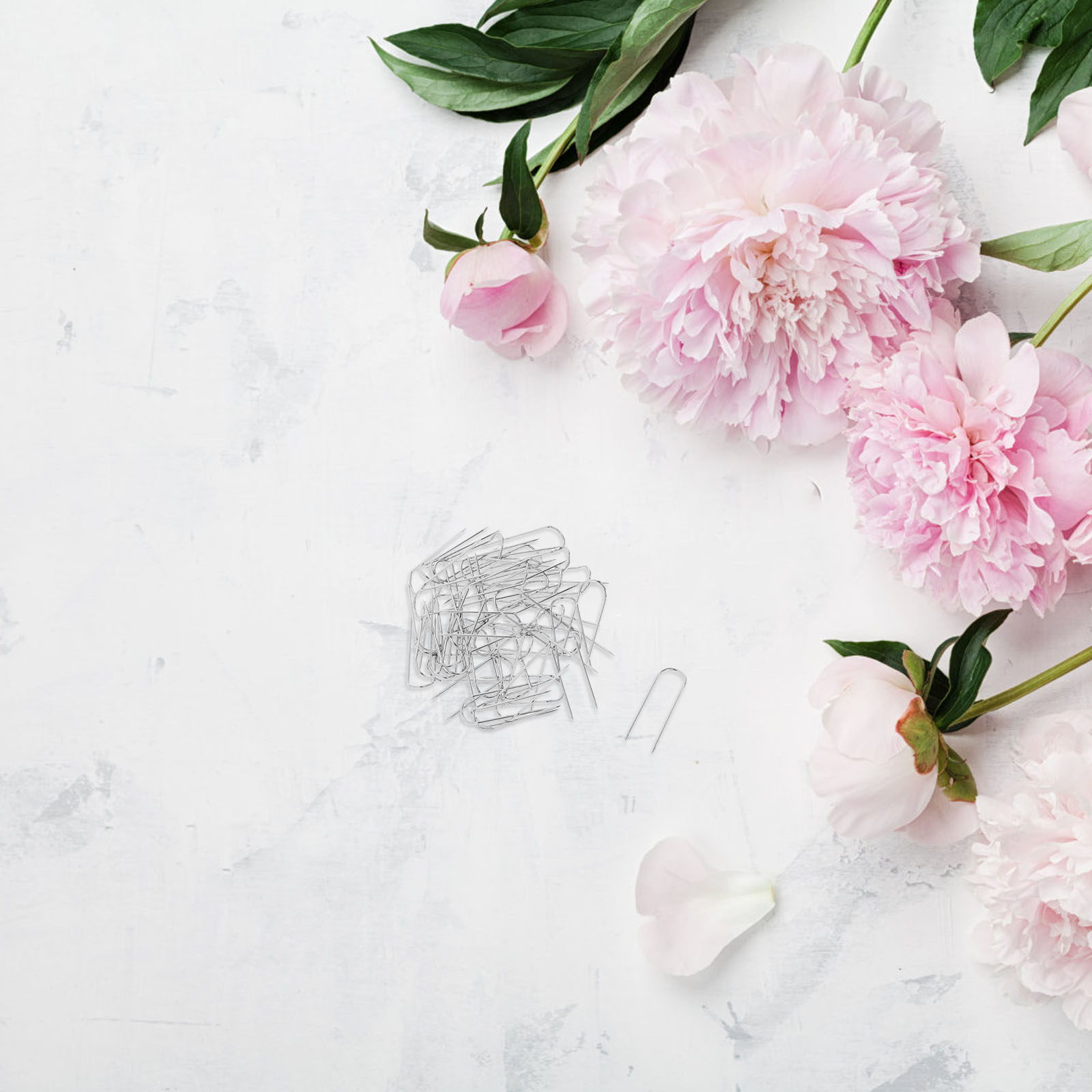 50Pcs U Shaped Pins Stainless  - Flower Frog Pin reseña y precio